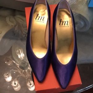 Satin Purple 2” heels